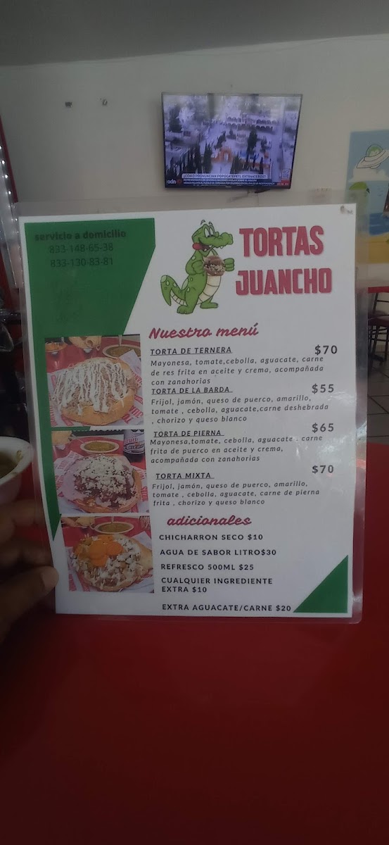 Tortas Juancho Menu - Image 2
